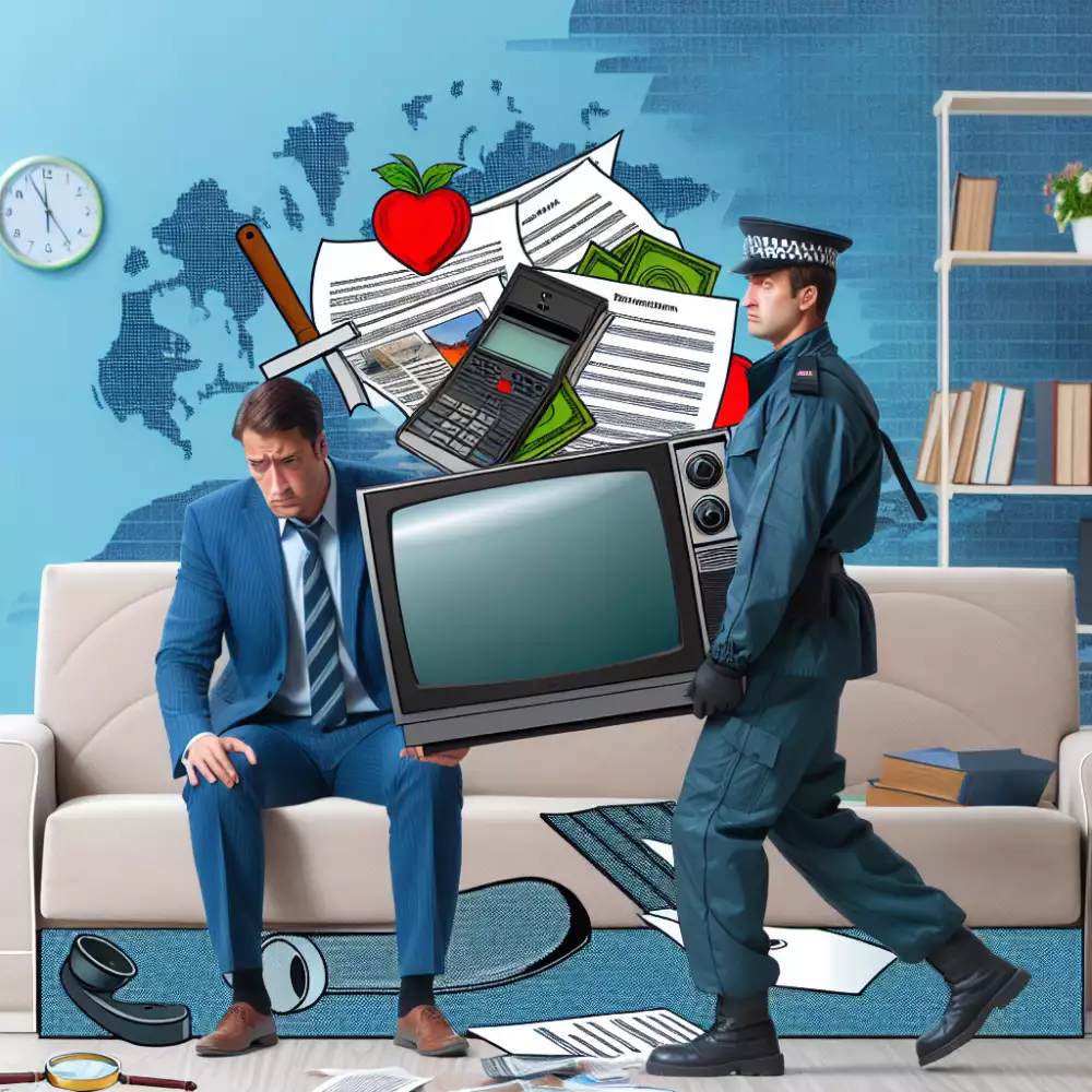 může exekutor zabavit televizi