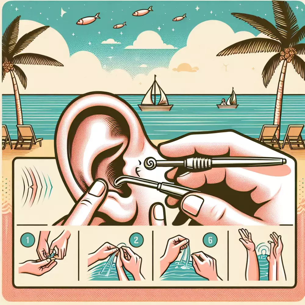 zalehlé ucho z vody