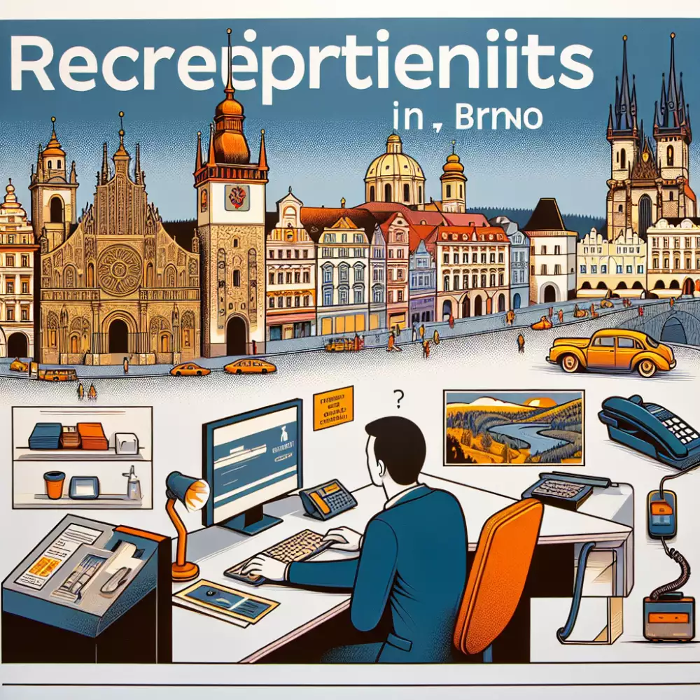 práce recepční brno